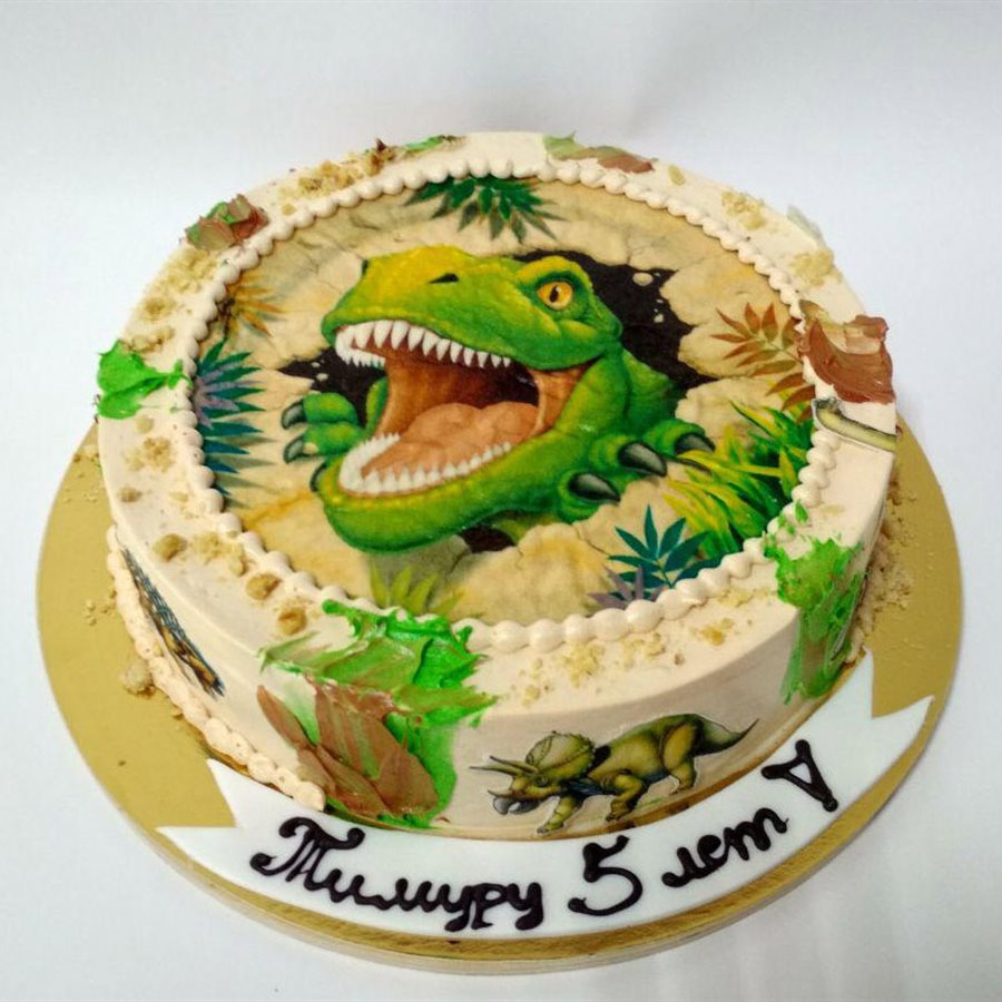 Торт «Ера динозаврів»