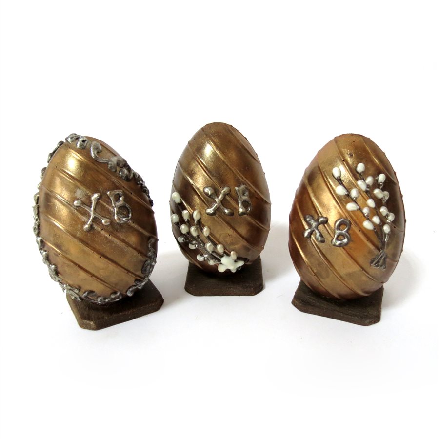 Шоколадна композиція «Яйце-смужка»
