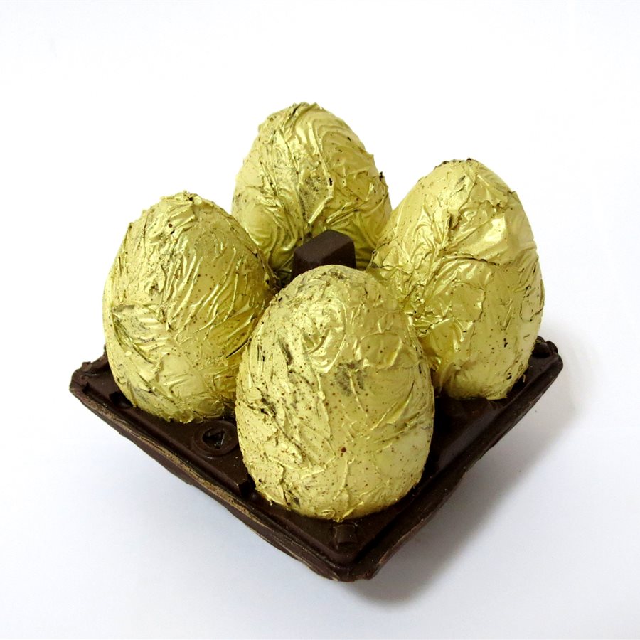 Шоколадна композиція «Лоток золотих яєць 4»